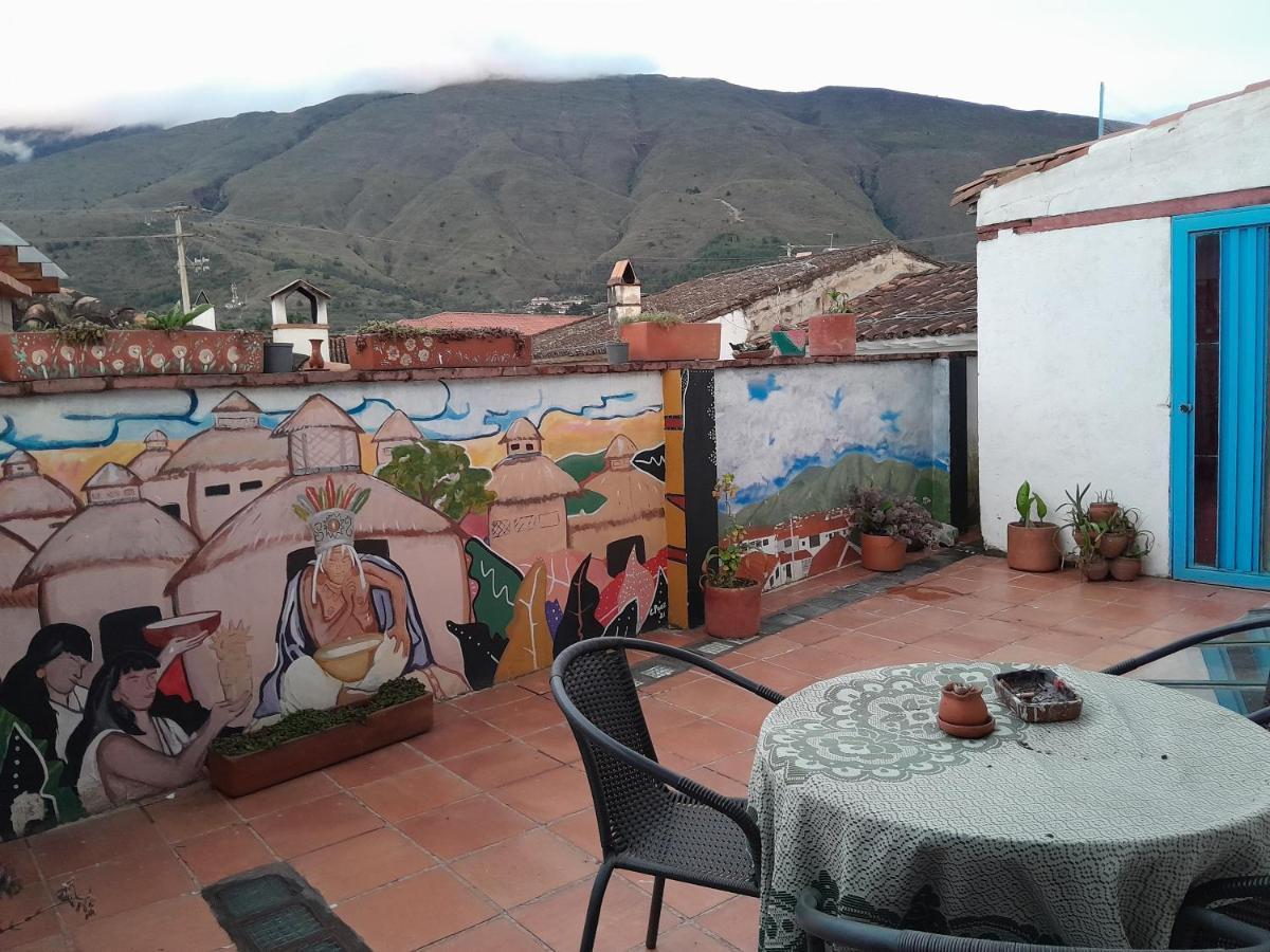 Alegria Hostel Villa de Leyva Eksteriør bilde