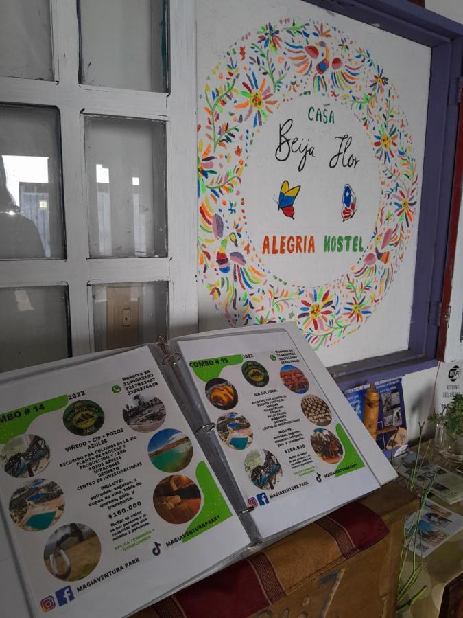 Alegria Hostel Villa de Leyva Eksteriør bilde